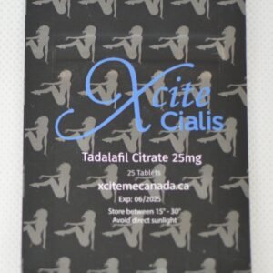 Xcite Cialis – 25 Tablets 25mg each